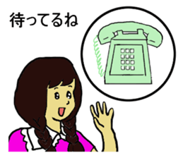 Showa era people sticker #4122271