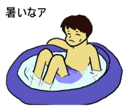 Showa era people sticker #4122274