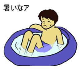 Showa era people sticker #4122274