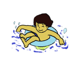 Showa era people sticker #4122277