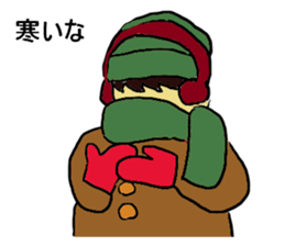 Showa era people sticker #4122283