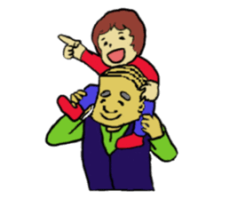 Showa era people sticker #4122286