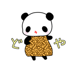 Kansai panda family sticker #4123640