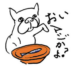 Daily life of the certain  dog sticker #4123823