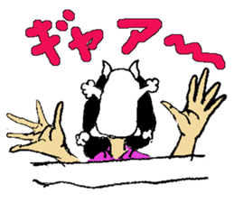 Daily life of the certain  dog sticker #4123824