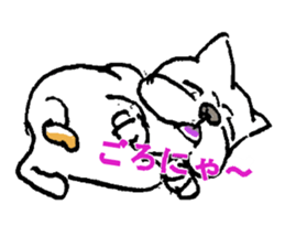 Daily life of the certain  dog sticker #4123830