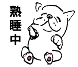 Daily life of the certain  dog sticker #4123847