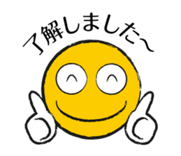 Colorful Round Face sticker #4123976