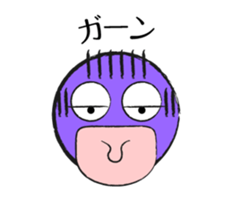 Colorful Round Face sticker #4123995