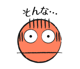 Colorful Round Face sticker #4123996