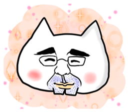 The cat for company sticker #4124224