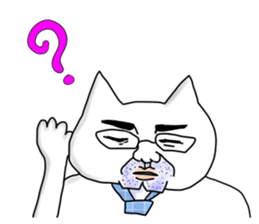 The cat for company sticker #4124232