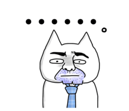 The cat for company sticker #4124237