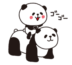 Panda panda. sticker #4124328
