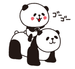 Panda panda. sticker #4124328