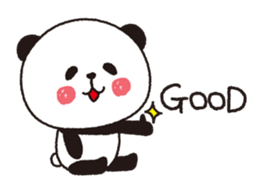 Panda panda. sticker #4124329