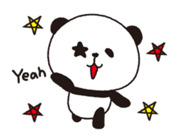 Panda panda. sticker #4124330