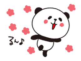 Panda panda. sticker #4124337