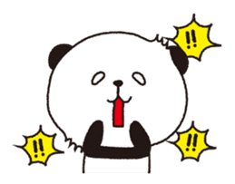Panda panda. sticker #4124366