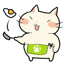 lovely chubby cat sticker #4124368