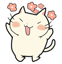 lovely chubby cat sticker #4124369