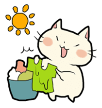 lovely chubby cat sticker #4124373