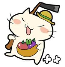 lovely chubby cat sticker #4124380