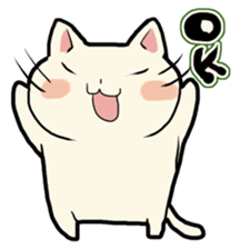 lovely chubby cat sticker #4124381
