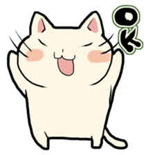 lovely chubby cat sticker #4124381