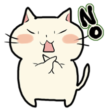 lovely chubby cat sticker #4124382