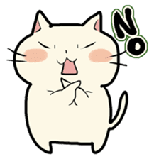 lovely chubby cat sticker #4124382