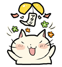 lovely chubby cat sticker #4124389