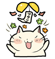 lovely chubby cat sticker #4124389