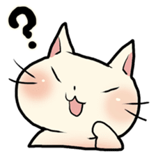 lovely chubby cat sticker #4124395