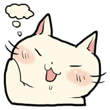 lovely chubby cat sticker #4124397