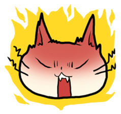 lovely chubby cat sticker #4124399