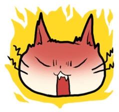 lovely chubby cat sticker #4124399