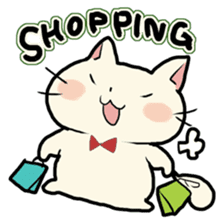 lovely chubby cat sticker #4124400