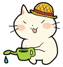 lovely chubby cat sticker #4124402