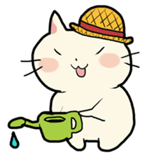 lovely chubby cat sticker #4124402