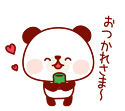 The panda good at being anxious sticker #4124854