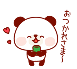 The panda good at being anxious sticker #4124854