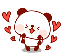 The panda good at being anxious sticker #4124882