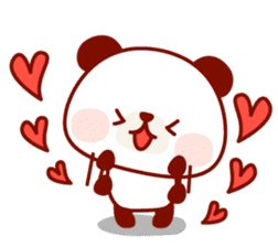 The panda good at being anxious sticker #4124882