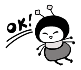 The ant which likes pears sticker #4125169