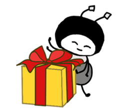 The ant which likes pears sticker #4125170