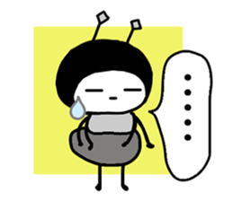 The ant which likes pears sticker #4125179