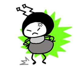 The ant which likes pears sticker #4125184