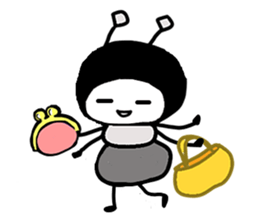 The ant which likes pears sticker #4125185