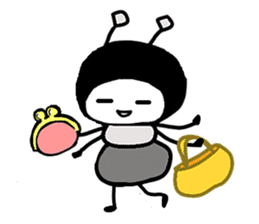 The ant which likes pears sticker #4125185